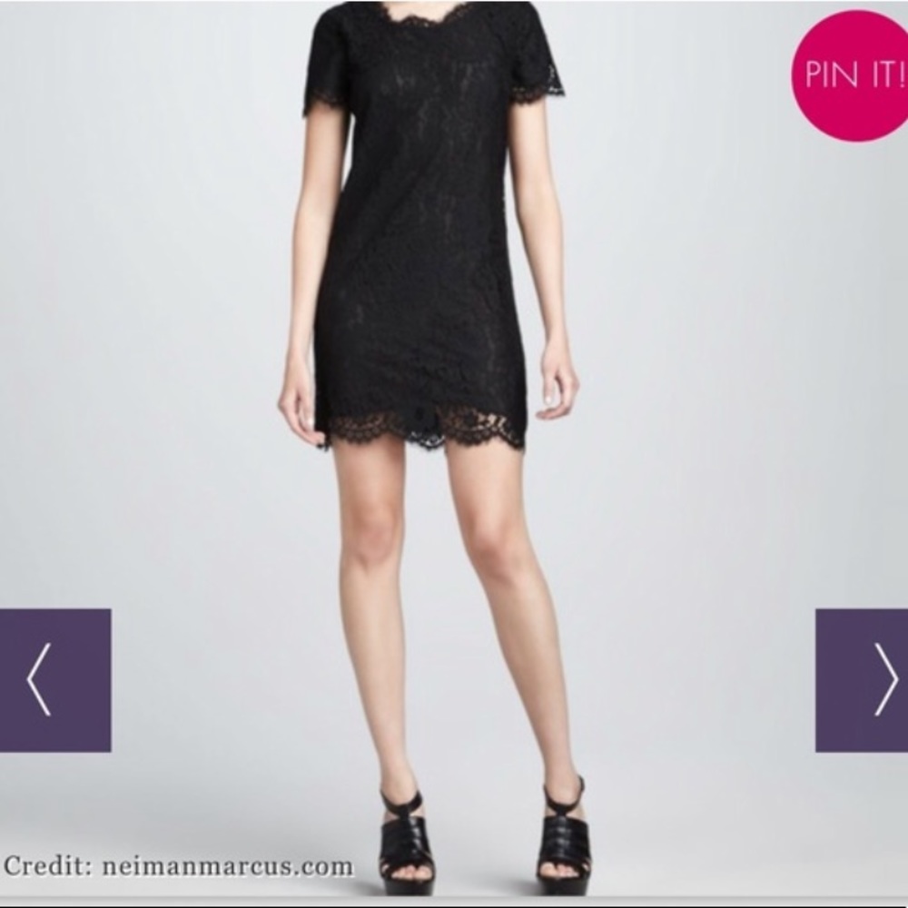 JOIE Susina Black Lace Shift Dress Size Small - Picture 11 of 11
